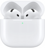 Гарнитура вкладыши Apple AirPods 4 A3050,A3053,A3058 белый беспроводные bluetooth в ушной раковине (MXP63LL/A)