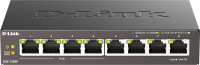 Коммутатор D-Link DGS-1008P DGS-1008P/F3A (L2) 8x1Гбит/с 4PoE+ 60W неуправляемый