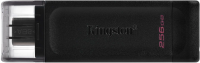 Флеш Диск Kingston 256GB DataTraveler 70 Type-C DT70/256GB USB3.0 черный