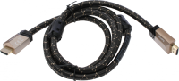 Кабель аудио-видео Hama Premium HDMI (m)/HDMI (m) 1.5м. феррит.кольца позолоч.конт. черный 5зв (00205025)