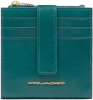 Чехол для кредитных карт Piquadro Blue Square PP6843B2R/OT3 синий петроль натур.кожа