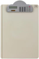 Папка-планшет Deli E9259 GRAY A4 полипропилен серый калькулятор