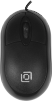 Мышь Оклик 105S черный оптическая 800dpi USB для ноутбука 3but (400941)