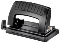 Дырокол Kw-Trio Classic Mini 09065BLACK макс.:10лист. металл черный отв.:2 с линейкой