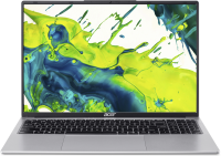 Ноутбук Acer Aspire Lite AL16-54P-763P Core i7 1355U 16Gb SSD512Gb Intel Graphics 16" IPS WUXGA (1920x1200) без ОС silver WiFi BT Cam 5100mAh (NX.DK6CD.004)
