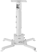 Кронштейн для проектора Wize PRG11A белый макс.35кг потолочный поворотно-выдвижной и наклонный (102134)