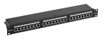 Патч-панель ITK PP24-1UC5EF-K05-G 19" 1U 24xRJ45 кат.5E FTP