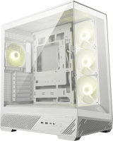Корпус MSI MAG Pano 130R PZ белый без БП ATX 6x120mm 2x140mm 2xUSB3.0 audio AirDuct bott PSU