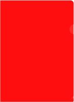 Папка-уголок Бюрократ -E310N/1RED непрозрачный A4 пластик 0.18мм красный