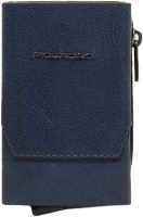 Чехол для кредитных карт Piquadro Solm PP5649S141R/AV серо-голубой натур.кожа/алюм.