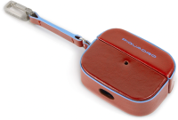 Чехол для наушников Piquadro Blue Square AC5308B2/CU4 темно-коричневый натур.кожа