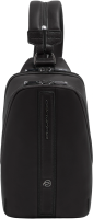 Рюкзак слинг мужской Piquadro Victor CA7174W143/N черный натур.кожа