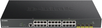 Коммутатор D-Link DGS-1250-28XMP/RU/A1A (L3) 24x1Гбит/с 4SFP+ 24PoE 370W управляемый