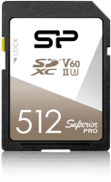 Флеш карта SDXC 512GB Silicon Power SP512GBSDXJV6V10 Superior Pro V60 w/o adapter