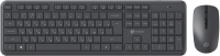 Клавиатура + мышь Оклик S277W клав:серый мышь:серый USB беспроводная Multimedia (2066173)