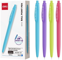 Ручка шариков. Deli EQ53-BL ассорти