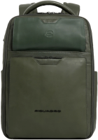 Рюкзак мужской Piquadro Ael CA6923S142/VE зеленый тимьяновый натур.кожа