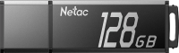 Флеш Диск Netac 128Gb U351 NT03U351N-128G-20BK USB2.0 серый