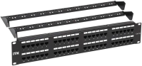 Патч-панель ITK PP48-2UC5EU-D05-1 19" 2U 48xRJ45 кат.5E UTP