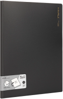 Папка с 30 прозр.вклад. Deli Nusign NS517BLACK A4 полипропилен черный