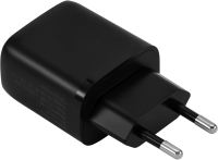 Сетевое зар./устр. Buro BUWG1 18W 3A (QC) USB-A универсальное черный (BUWG18P100BK)