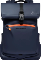 Рюкзак Piquadro Corner 2.0 CA6642C2OW/BLU роллтоп темно-синий полиуретан/полиэстер