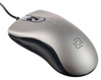 Мышь Оклик 375M серый/черный оптическая 1600dpi USB 3but (1012669)