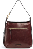Сумка женская The Bridge Ingrid 04572501/YF бордовая натур.кожа
