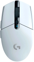 Мышь Logitech G304 Lightspeed белый оптическая 12000dpi беспров. USB 5but (910-005294)