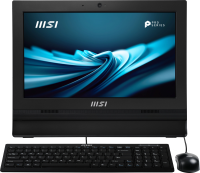 Моноблок MSI Pro AP162T ADL-083XRU 15.6" Full HD Touch N100 (0.8) 8Gb SSD500Gb UHDG CR без ОС 2xGbitEth WiFi BT 65W клавиатура мышь Cam черный 1920x1080
