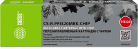 Картридж перезаправляемый струйный Cactus CS-R-PFI320MBK-CHIP PFI-320 черный матовый (260мл) для Canon imagePROGRAF TM-200/200MFP/205/300/300MFP/305/250/255/350/355 с чипом