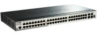 Коммутатор D-Link DGS-1510-52X/A2A (L2+) 48x1Гбит/с 4SFP+ управляемый