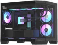 Корпус Formula Crystal Z6M Floe V2 черный без БП mATX 6x120mm 1xUSB2.0 1xUSB3.0 audio bott PSU