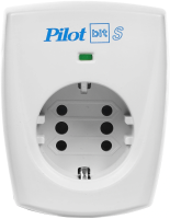 Сетевой фильтр Pilot Bit S (GP) (1 розетка) серый (коробка)