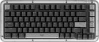 Клавиатура Logitech K75M механическая графитовый USB беспроводная BT/Radio Multimedia LED (подставка для запястий) (920-013299)