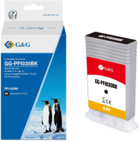 Картридж струйный G&G GG-PFI030BK PFI-030BK черный (55мл) для Canon imagePrograf TA-20/30 TM-240/340