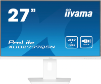 Монитор Iiyama 27" ProLite XUB2797QSN-W2 белый IPS LED 16:9 HDMI M/M матовая HAS Piv 1300:1 300cd 178гр/178гр 2560x1440 100Hz DP Quad HD 2K (1440p) USB 6.1кг