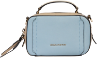 Сумка женская Piquadro Circle BD6655W92/AZBE2 голубая/бежевая натур.кожа