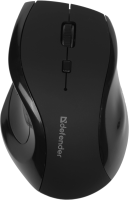 Мышь Defender Accura MM-295 черный оптическая 1600dpi беспров. USB 6but (52295)