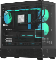 Корпус Formula Crystal Z2 Plus FR черный без БП E-ATX 6x120mm 3x140mm 1xUSB2.0 1xUSB3.0 audio bott PSU