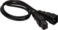 Шнур питания Lanmaster LAN-PP19L/20-3.0-BK C19-C20 проводник.:3x1.5мм2 3м 220В 16А черный