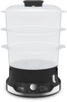 Пароварка Tefal VC204810 3ярус. 800Вт черный