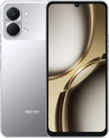 Смартфон Tecno Spark Go 3 128Gb 4Gb серый моноблок 3G 4G 2Sim 6.75" 720x1600 Android 15 13Mpix 802.11 a/b/g/n/ac GPS GSM900/1800 Protect microSD max1024Gb