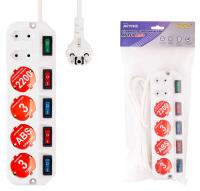 Сетевой удлинитель Most A10 1.6м (6 розеток) белый (коробка)
