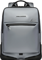 Рюкзак мужской Piquadro Corner 2.0 CA6465C2OW/MGR серебристый/черный полиуретан/полиэстер