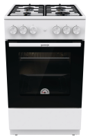 Плита Газовая Gorenje GG5A12WH белый (без крышки) реш.сталь