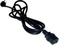 Шнур питания Lanmaster LAN-PP19/SHA-3.0-BK C19-Schuko проводник.:2x1.5мм2 3м 220В 16А черный