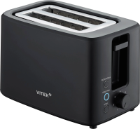Тостер Vitek VT-T1000 700Вт черный/серебристый