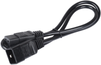 Шнур питания ITK PC-C19C20-1M C19-C20 проводник.:3x1.5мм2 1м 230В 16А черный