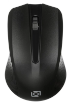 Мышь Оклик 485MW черный оптическая 1600dpi беспров. USB для ноутбука 3but (997819)